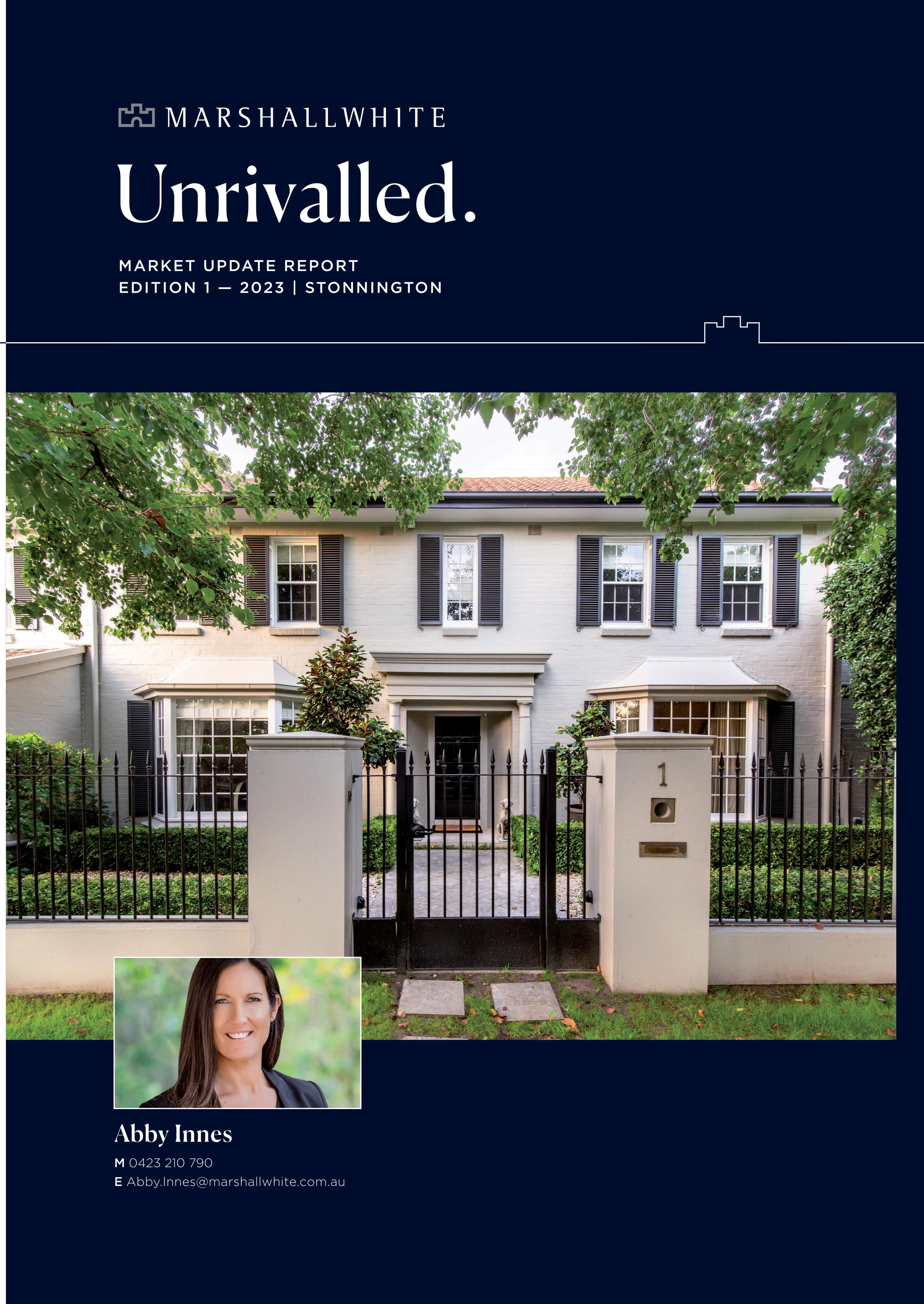 Market Update Report 2023 Issue 1 Abby Innes by Marshall White Real