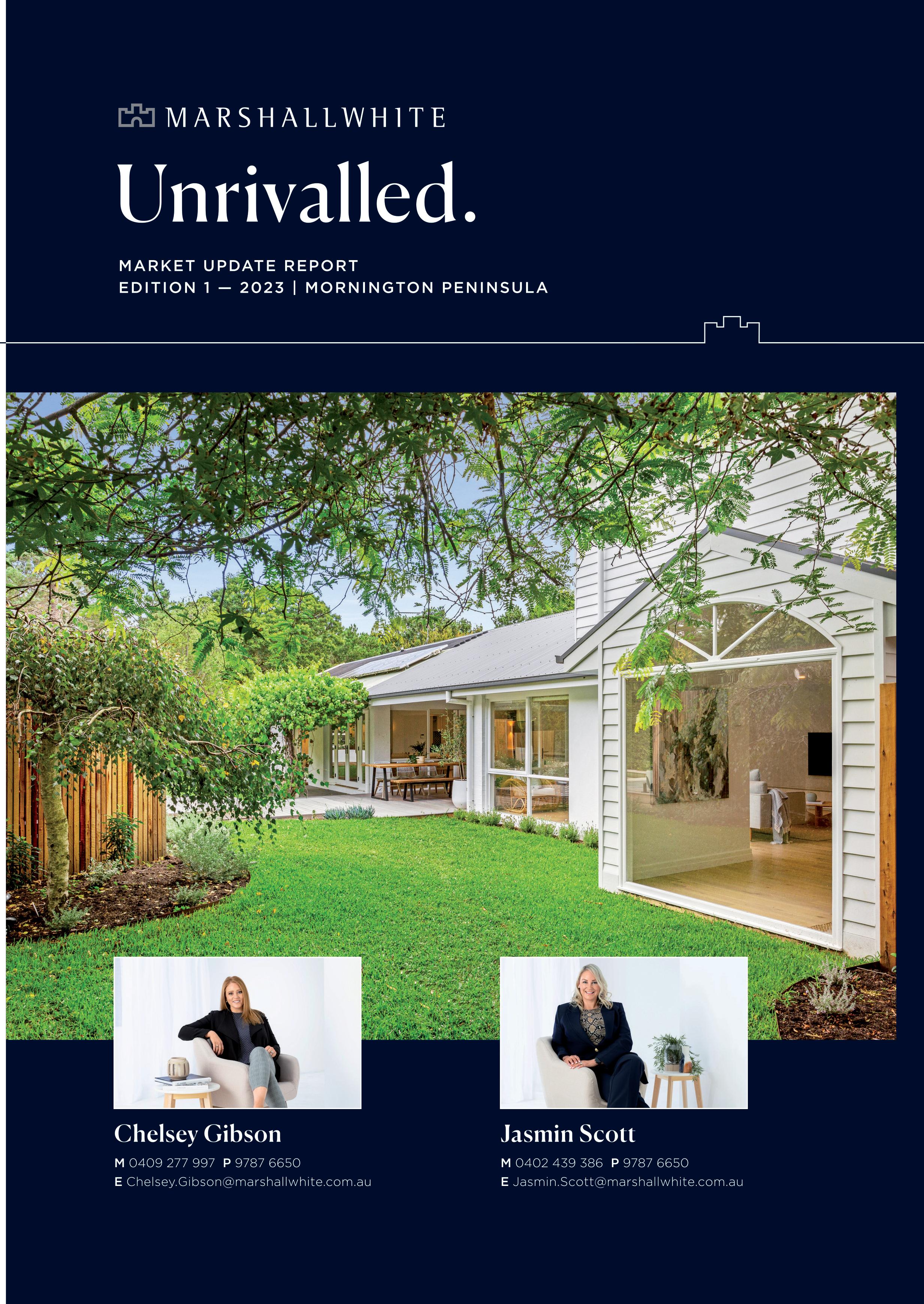 Market Update Report 2023 Issue 1 Chelsea Gibson & Jasmin Scott by