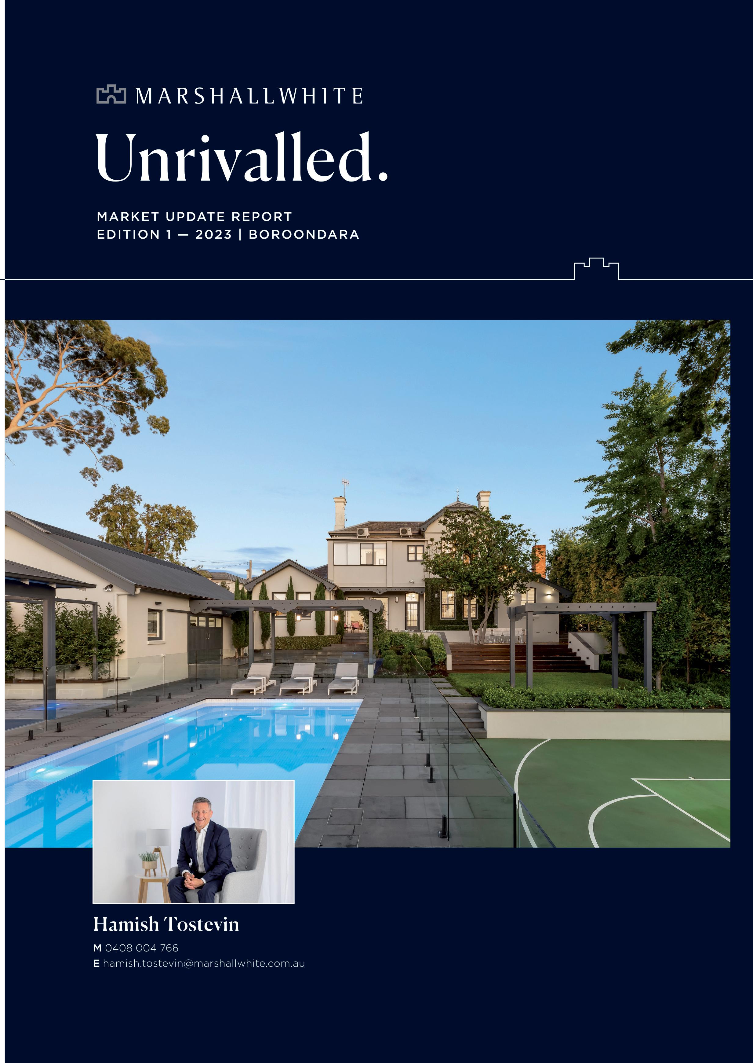 Market Update Report 2023 Issue 1 Hamish Tostevin by Marshall White Real Estate Issuu
