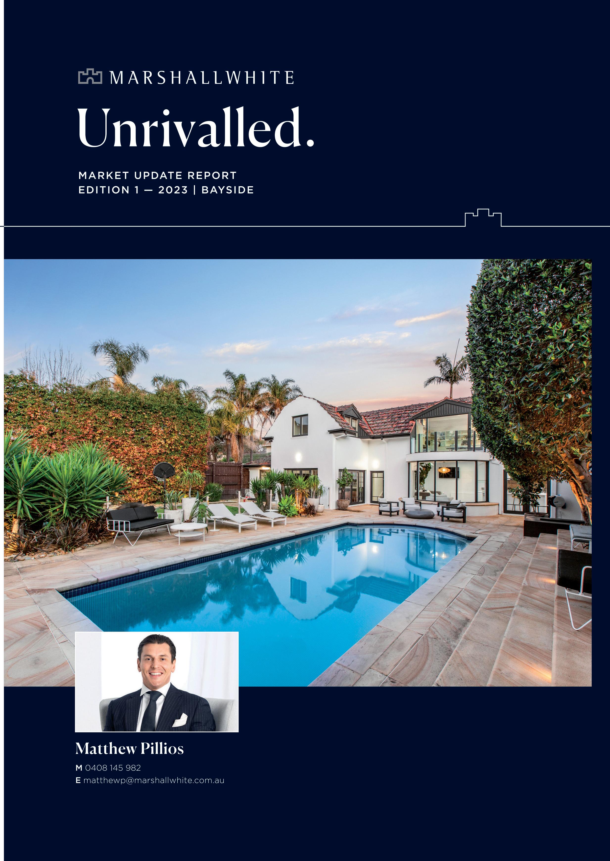 Market Update Report 2023 Issue 1 Matthew Pillios by Marshall White