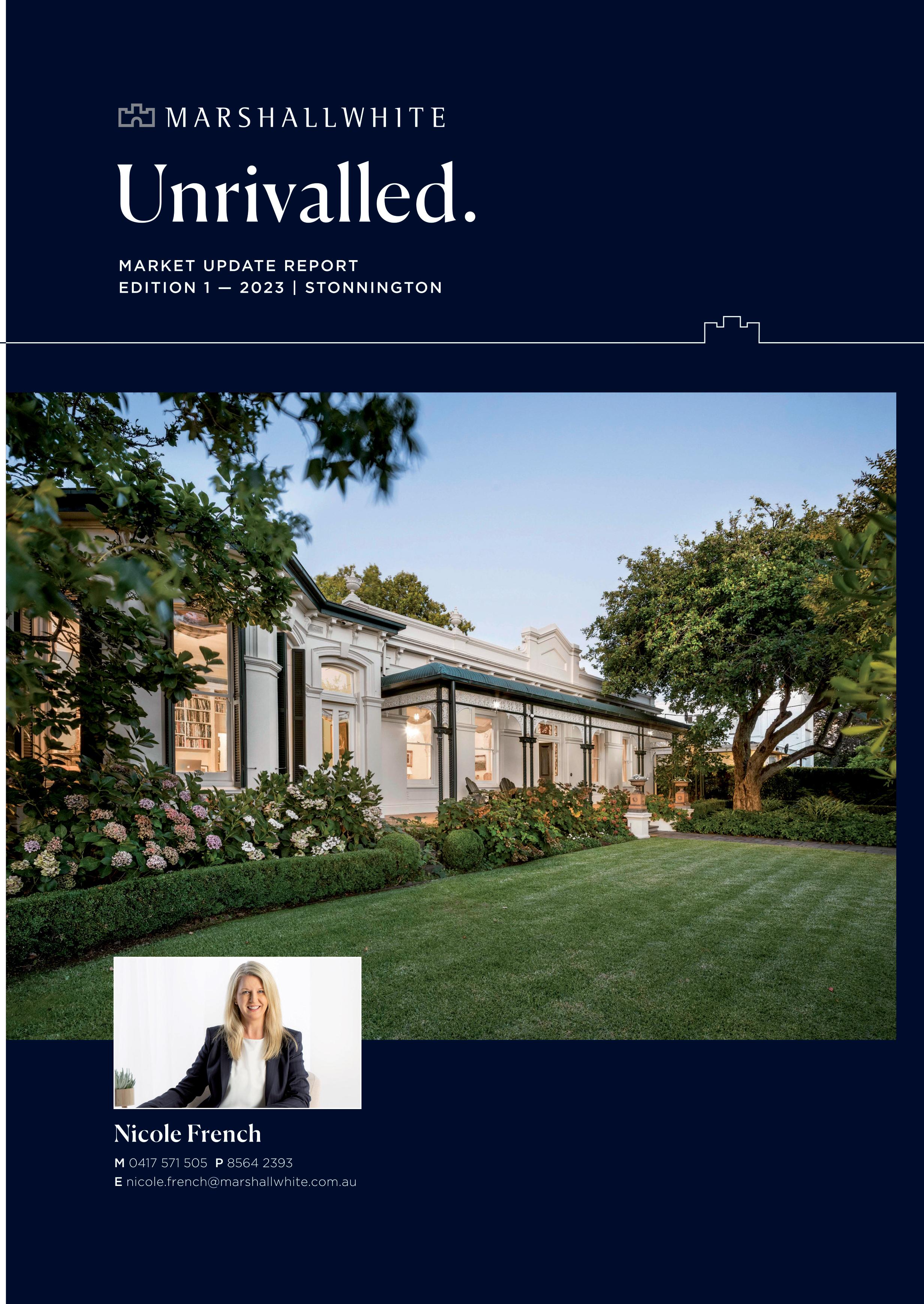 Market Update Report 2023 Issue 1 Nichole French by Marshall White