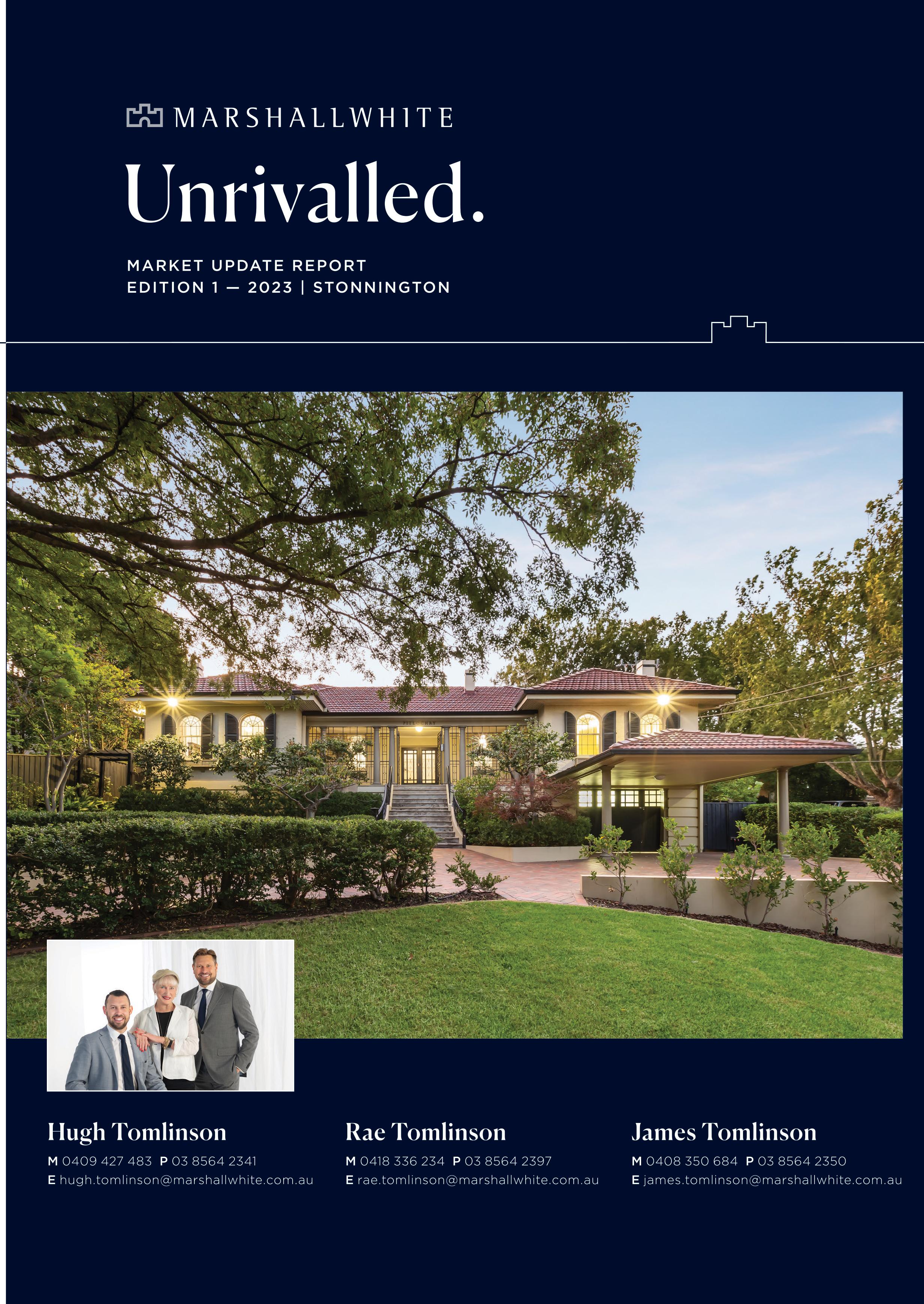 Market Update Report 2023 Issue 1 Team Tomlinson by Marshall White