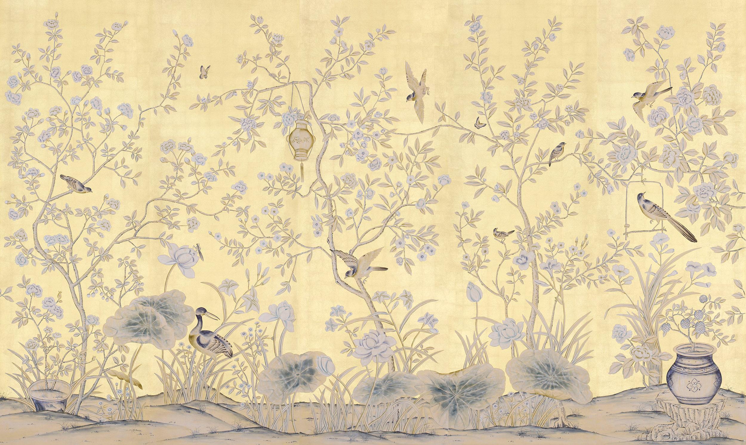 Gold Chinoiserie Wallpaperde Gournay by Degournay Issuu