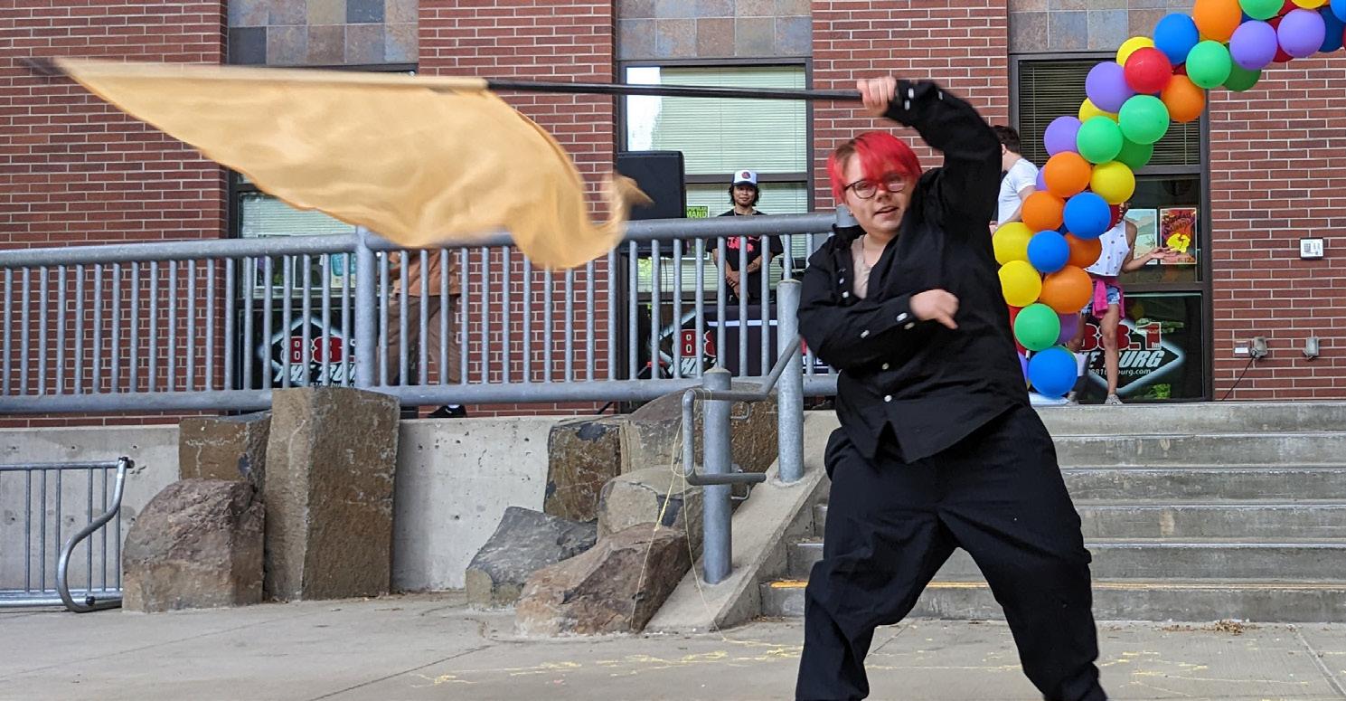 Cover for feature amateurs and professionals to celebrate queer Pride