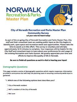 City of Norwalk Recreation and Parks Master Plan Draft by Nick Kuhn ...