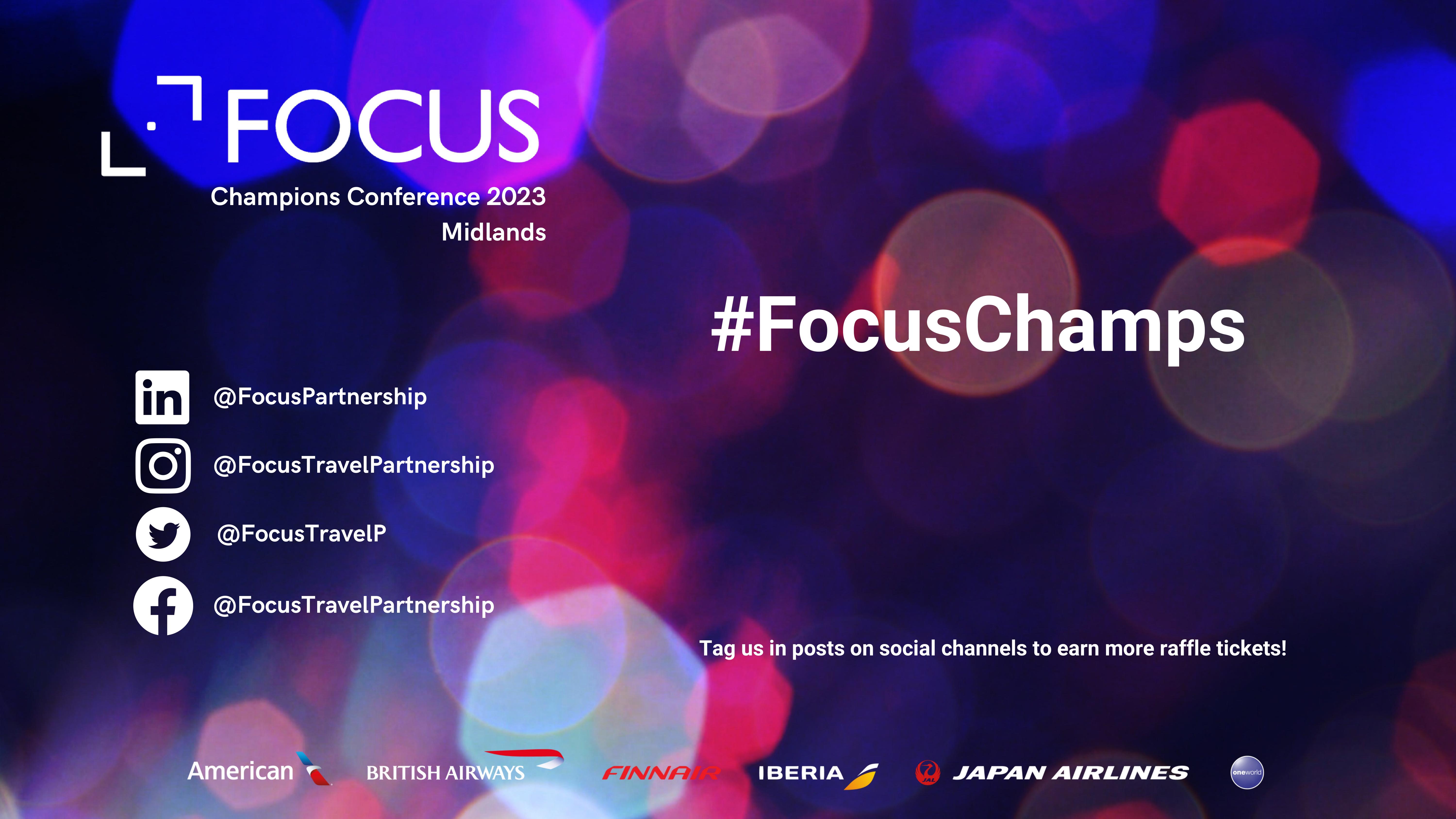 Focus Champions Conference Programme 2023 by FocusTravelPartnership Issuu