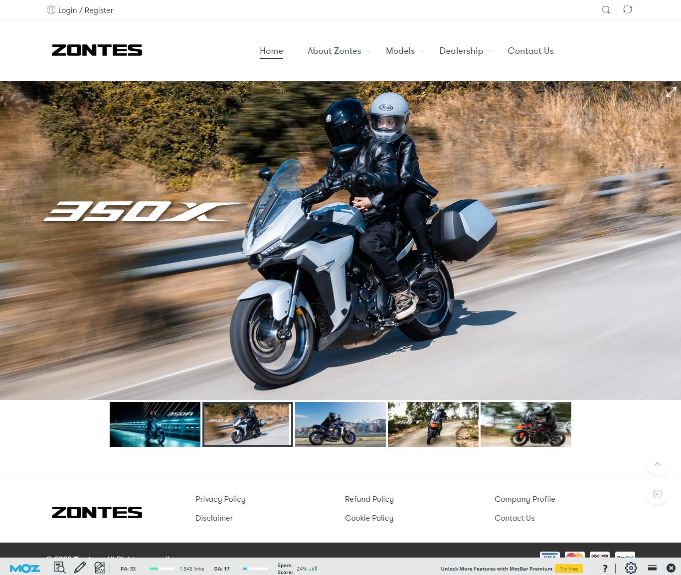 zontes bikes showroom in india by Zontes India Issuu