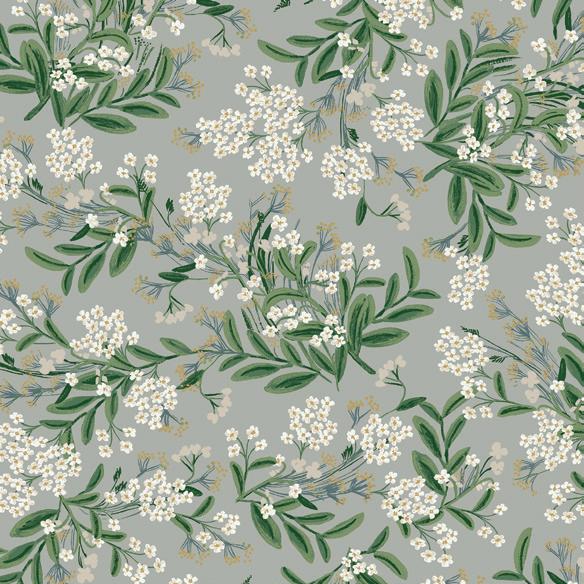 Rifle Paper Co. Second Edition Petal Wallpaper - White & Blue