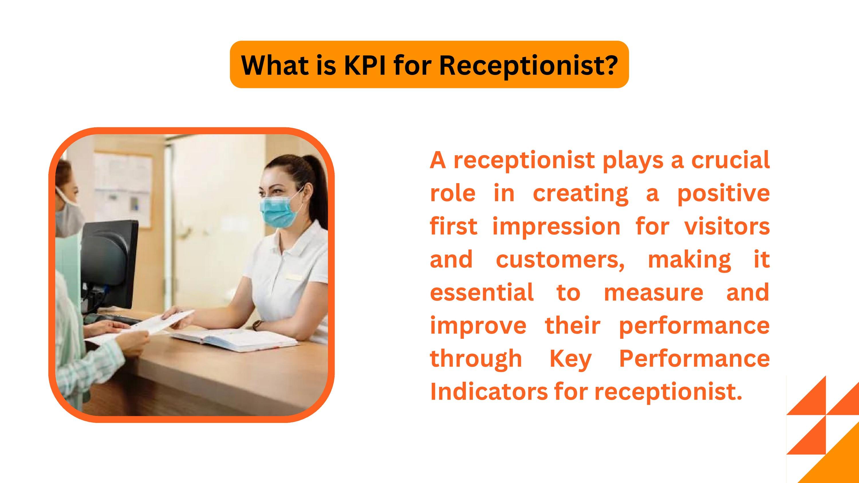 Main Objective Key Performance Indicators for Receptionist by Aveta