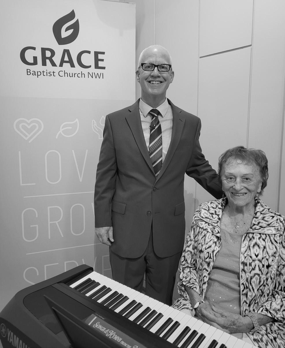 Cover for 92-Year-Old Playing Piano at Schererville Church