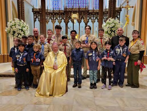 Cover for Ceremony Honors Catholic Scouts