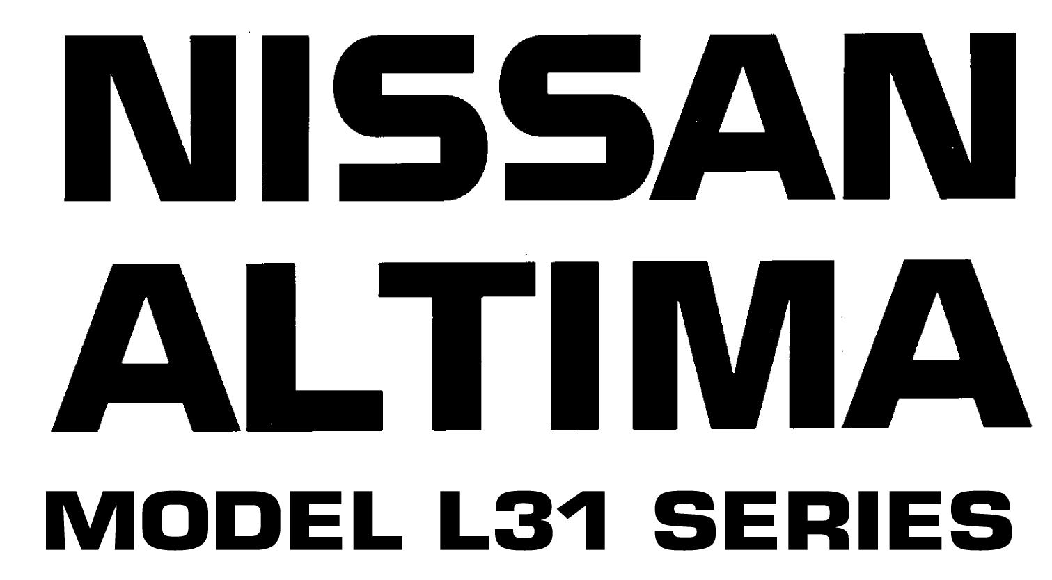 2004 Nissan Altima Service Repair Manual by tpr82p7z Issuu