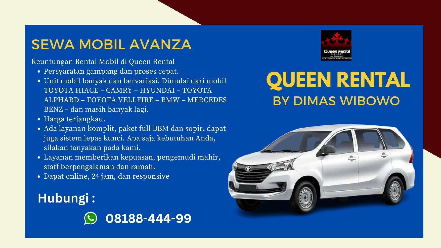 WA 0818844499 Sewa Bulanan Mobil Avanza by Sewa Avanza Issuu