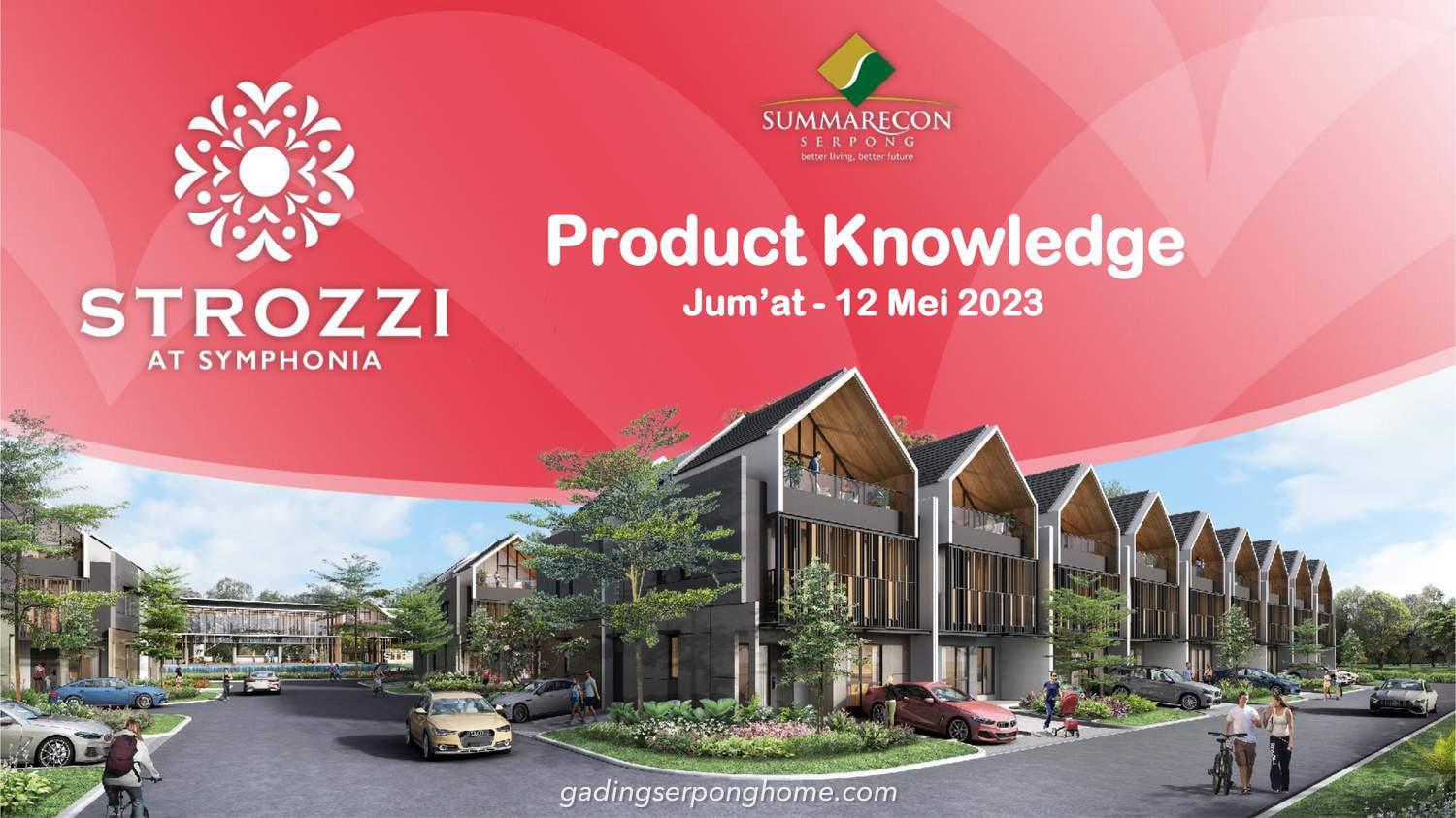 Brosur Rumah Strozzi at Symphonia Summarecon Serpong by Gading Serpong
