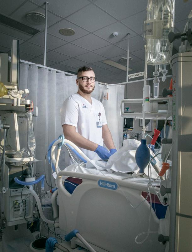 Cover for Væri til í að prófa að starfa á gjörgæsludeild