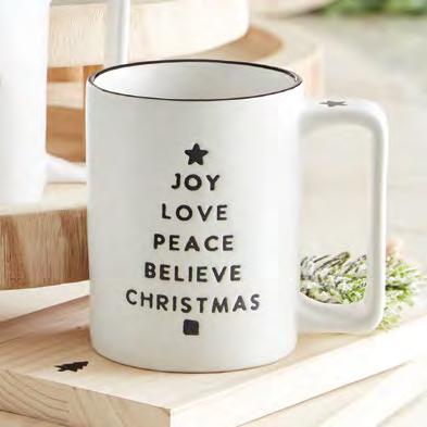 Face to Face Coffee Mug - Comfort + Joy - Santa Barbara Design Studio