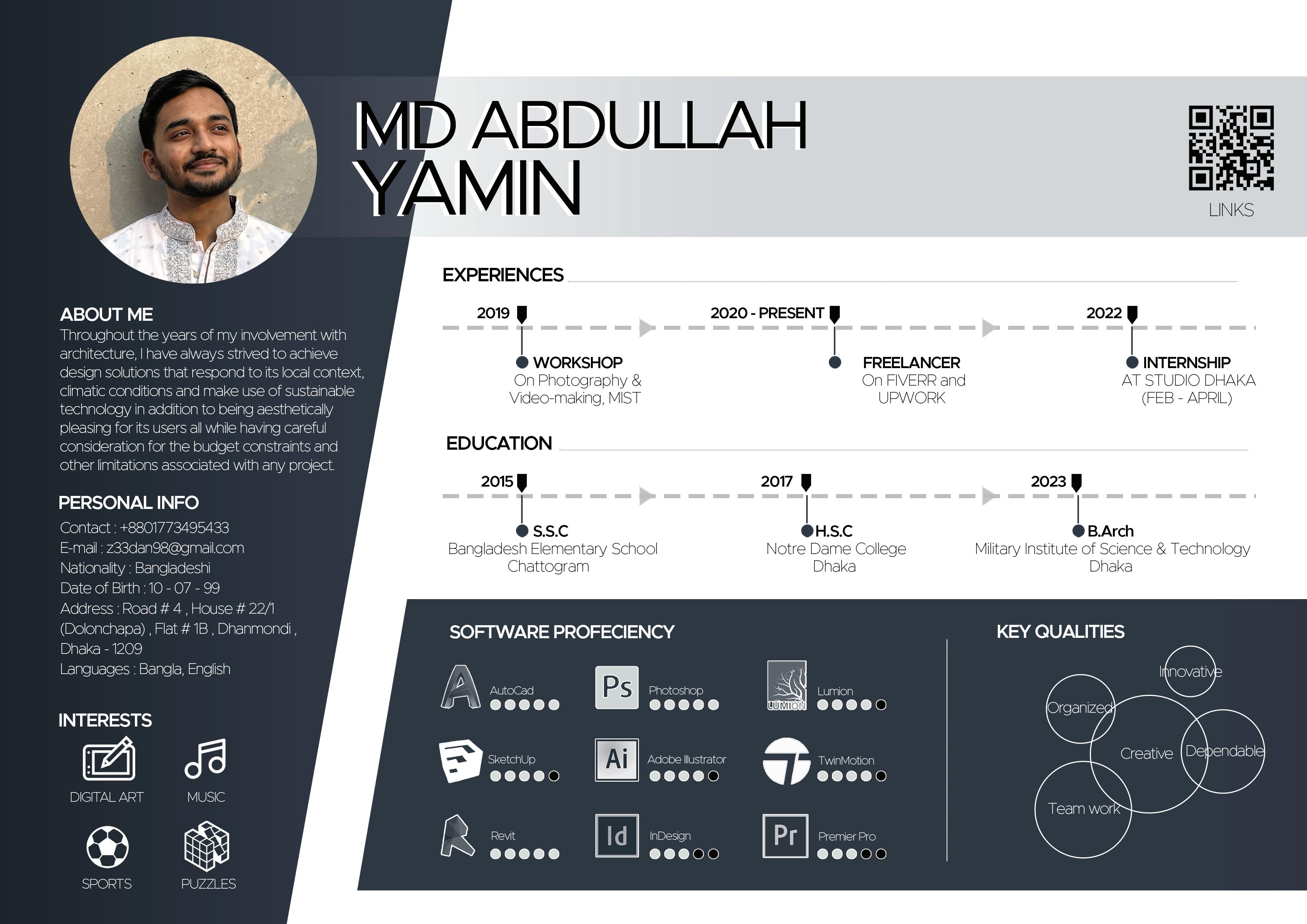 Md. Abdullah Yamin - Portfolio 2023 by Mohammad Yamin - Issuu