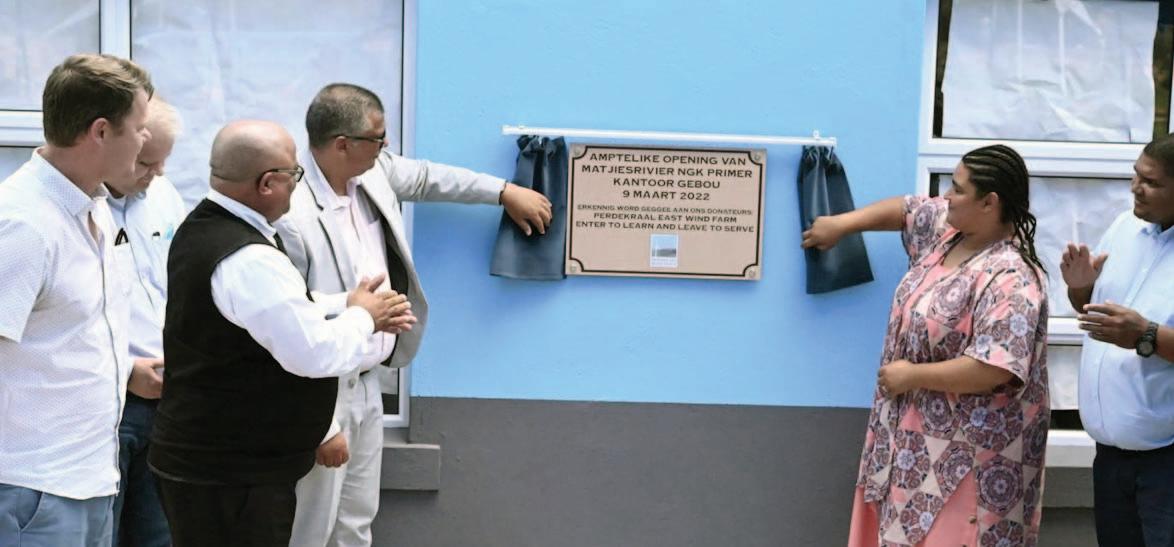 Cover for Local school benefits from newly built admin office