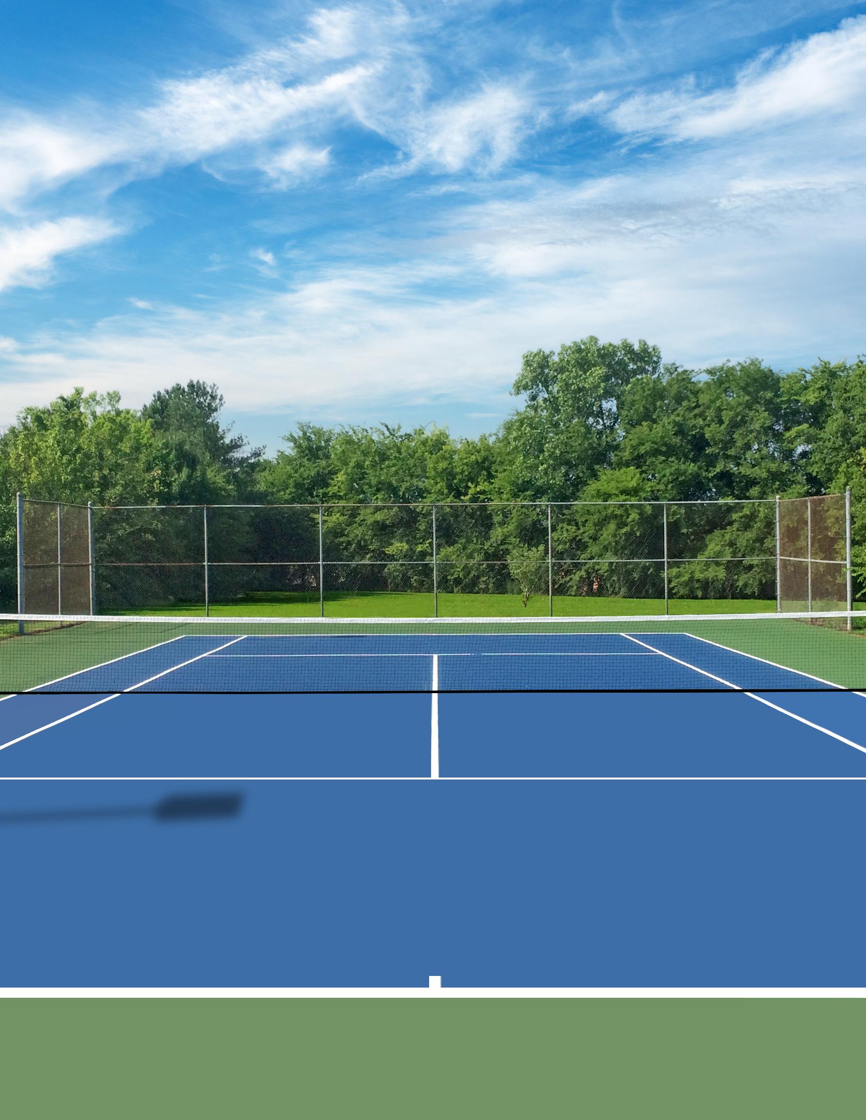 TENNIS COURT RE-PURPOSING