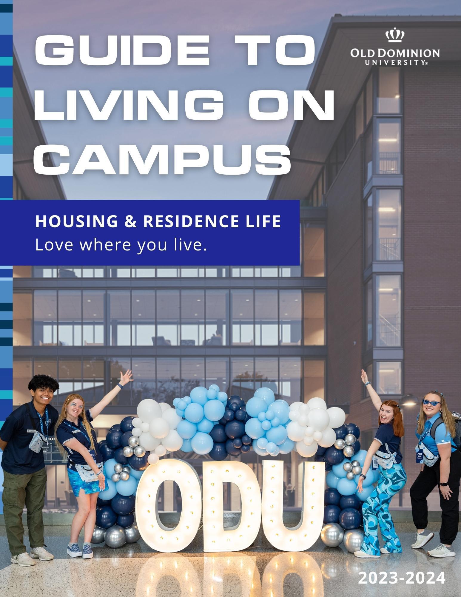 Guide to Living On Campus 2023 2024 by ODU Housing Issuu
