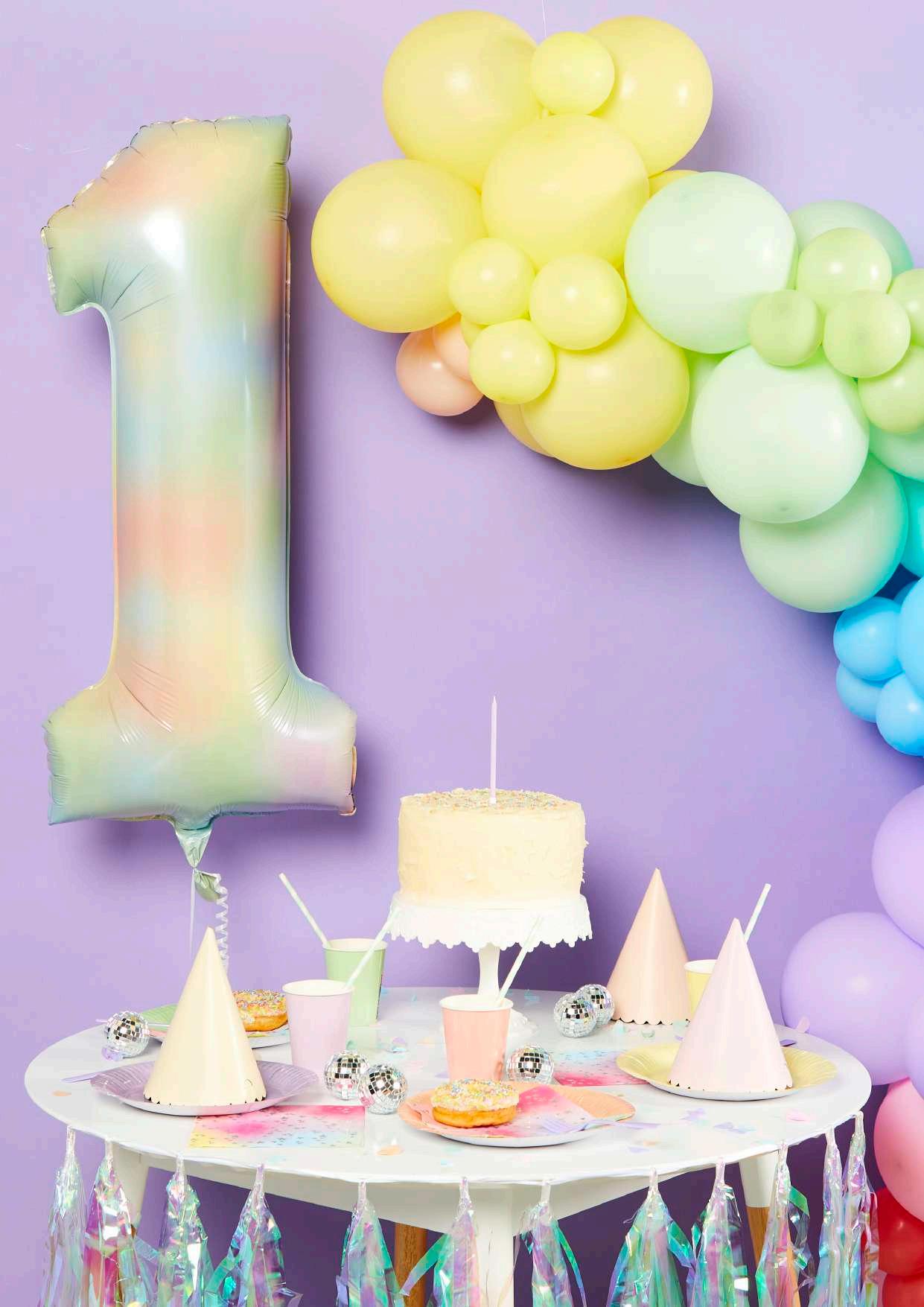 Happy Birthday Banner Pastel - Macaron Colorful Happy Birthday Banner for Happy 1st 2nd 3rd 13th 18th 21st 30th 40th 50th 60th Birthday Banner Sweet