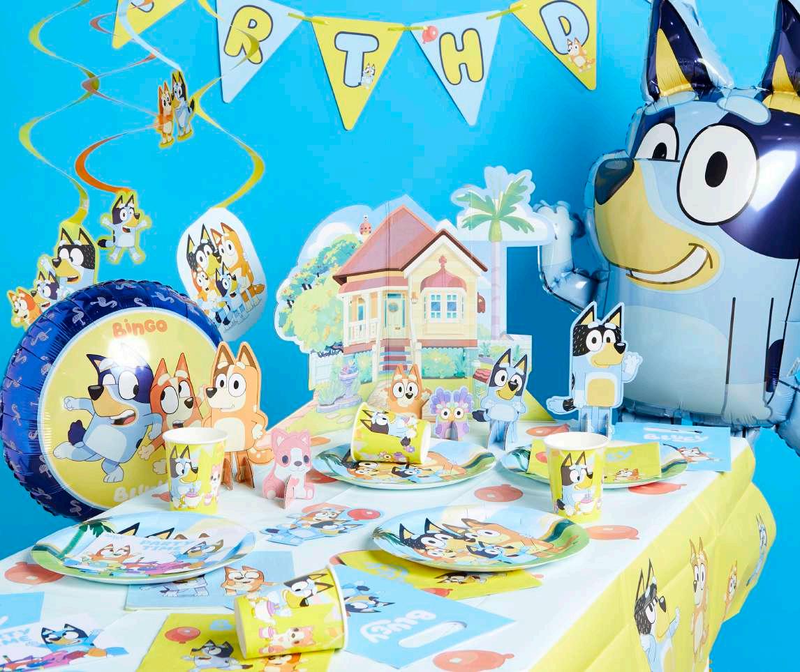 Ballons Bluey et Bingo en Grappe Luxe - Anniversaire 