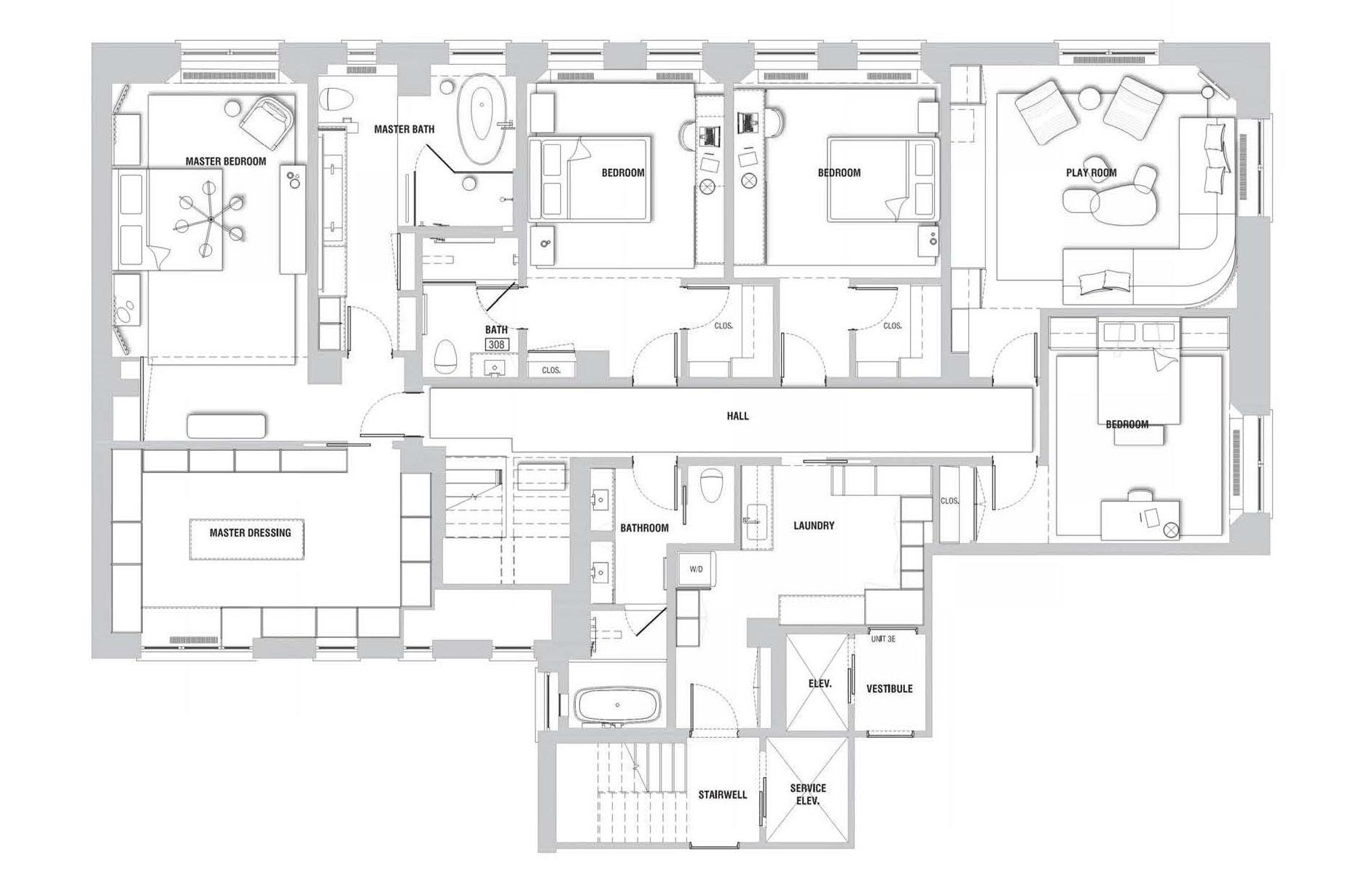 Workshop/APD Residential Practice - NYC Apartment Case Study by ...