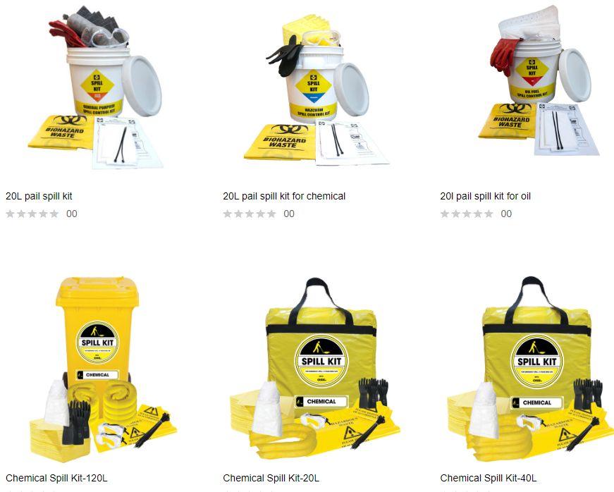 Collapsible Spill Containment Berms Spill control by Spill Control