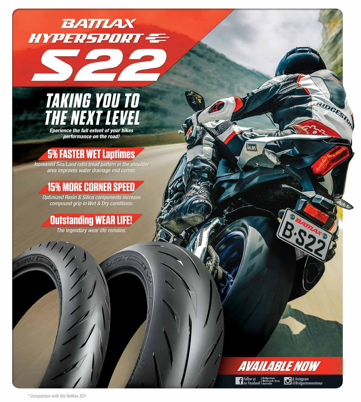 BRIDGESTONE MOTORCYCLE TYRES Australian Catalogue by McLeod