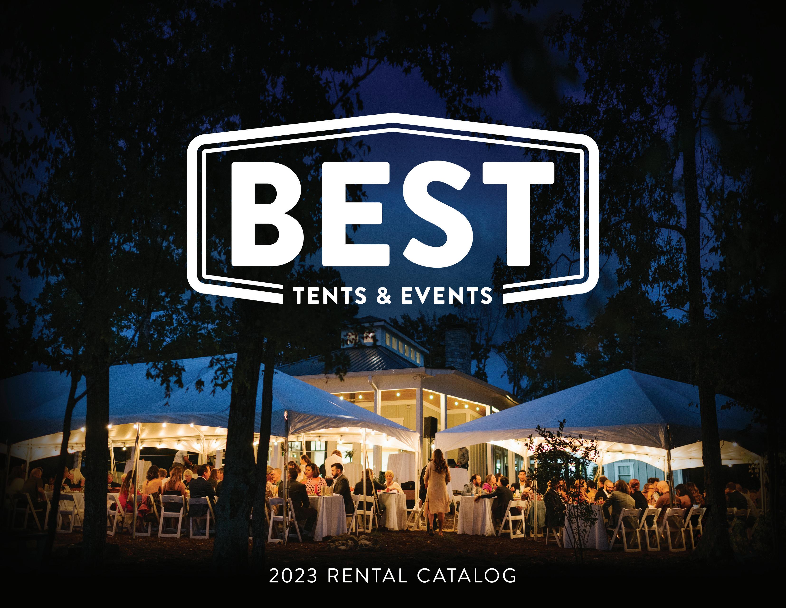 BEST Tents & Events Rental Catalog by BESTTentsandEvents Issuu