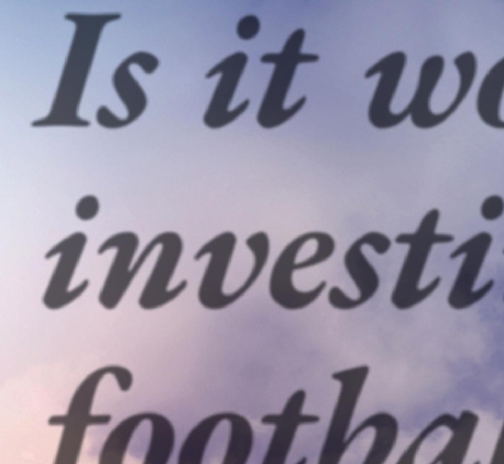 Cover for Is it worth investing in a football club?
