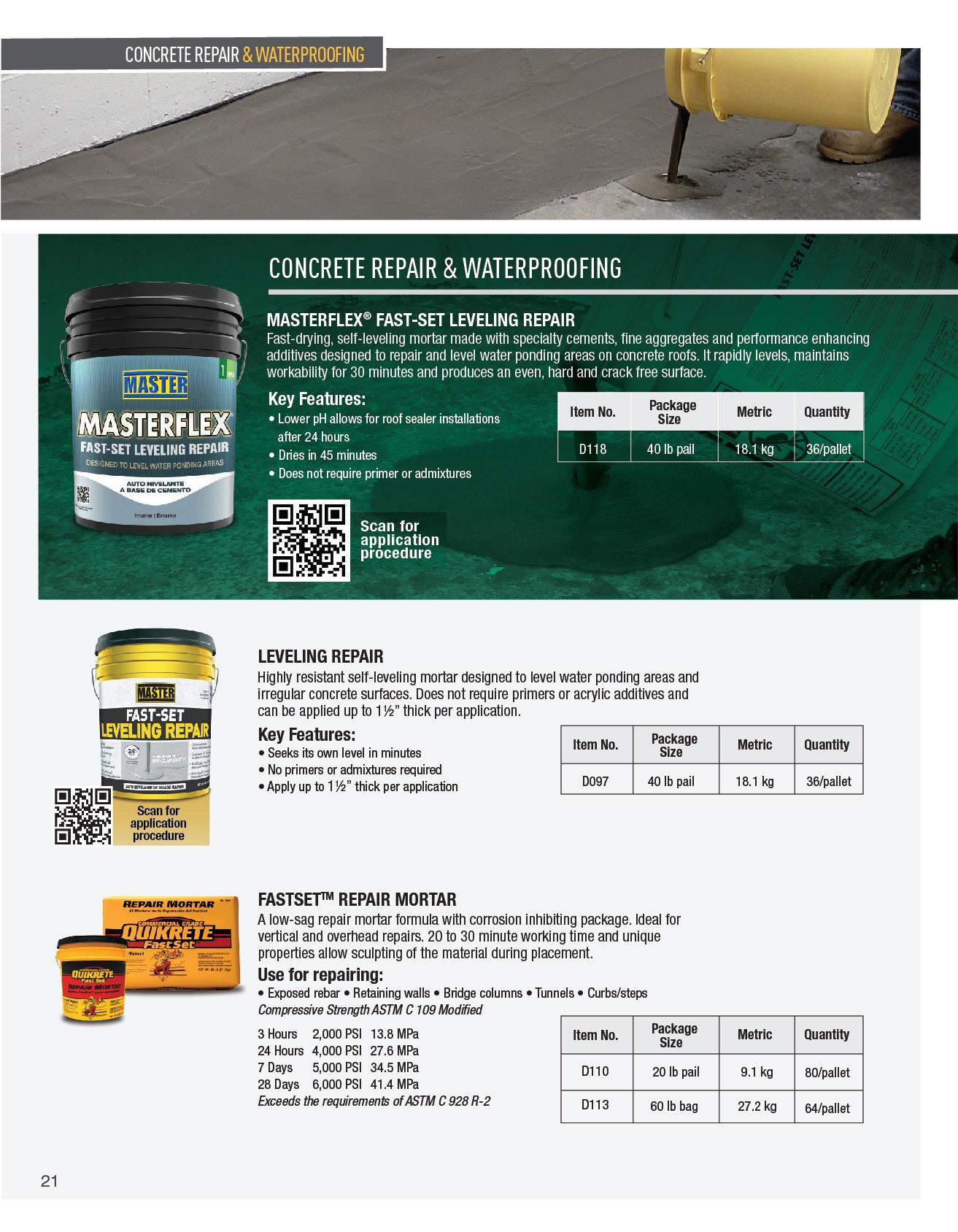 Quikrete Product Catalog by Master Group Issuu