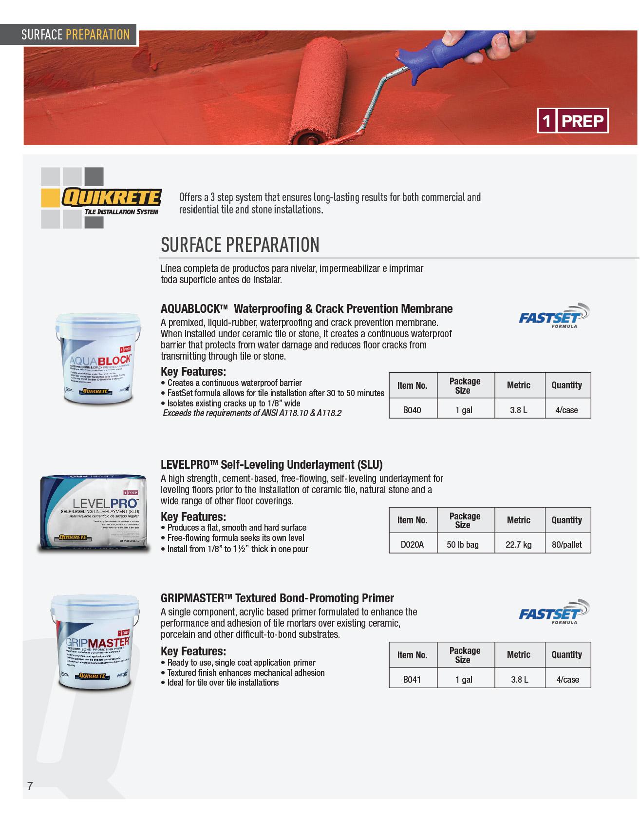 Quikrete Product Catalog by Master Group Issuu