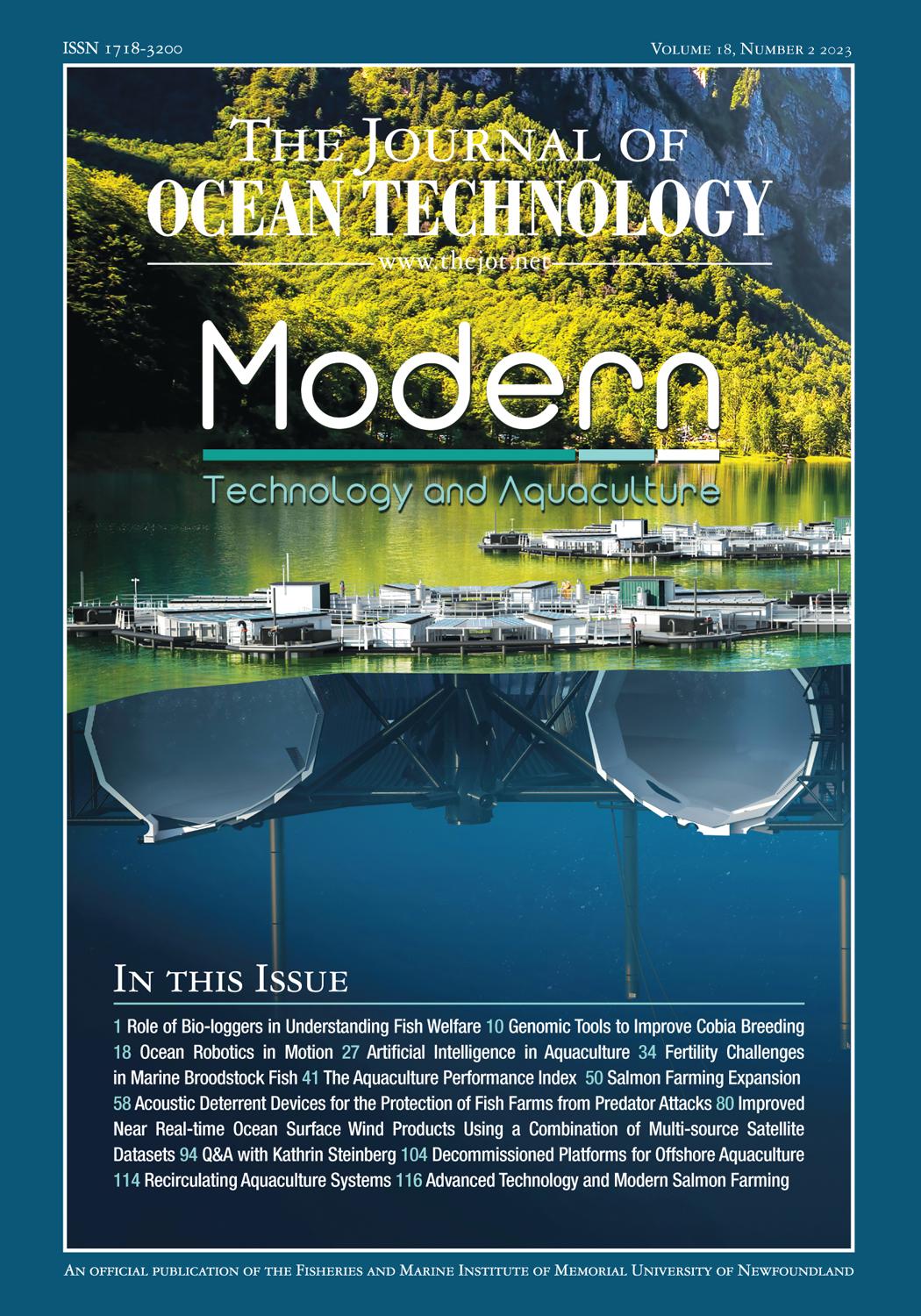 Modern Technology and Aquaculture by JournalOceanTechnology - Issuu