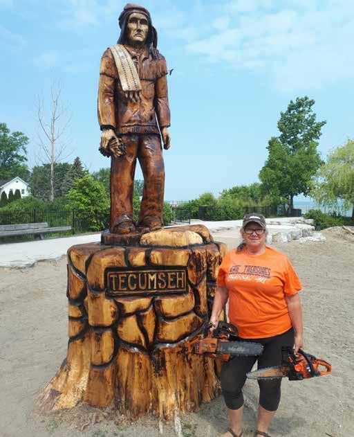 Wheatley artist creates historical statue of Tecumseh