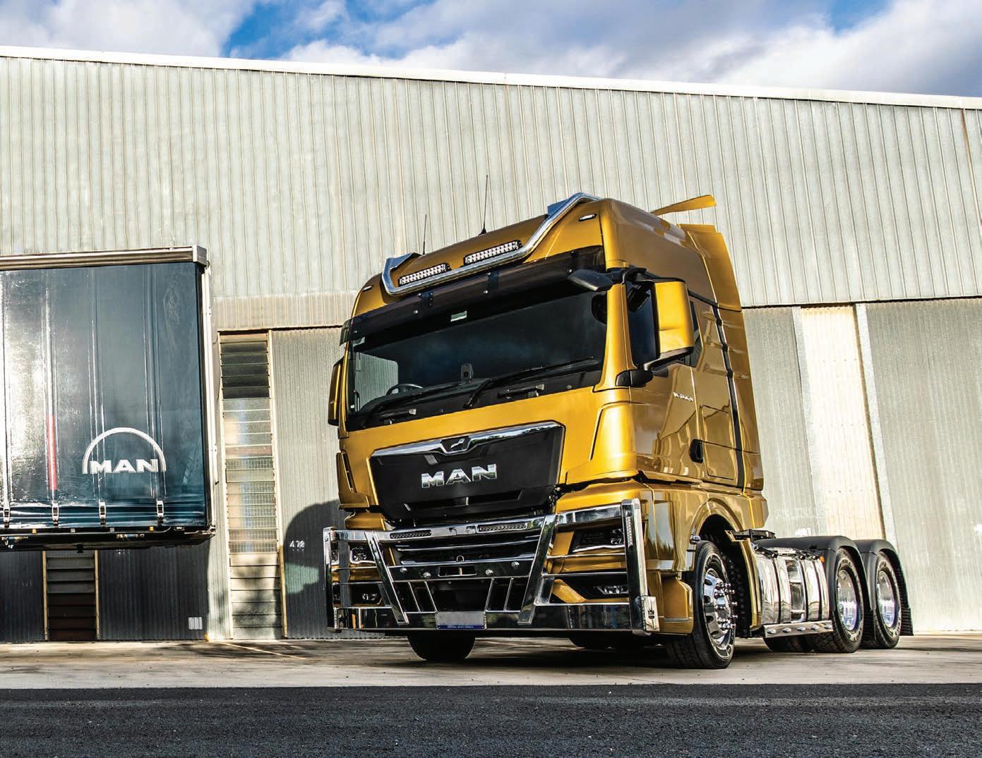 MAN TGS Tipper Spec Unit on Display at Bris Truck Show - Penske Australia