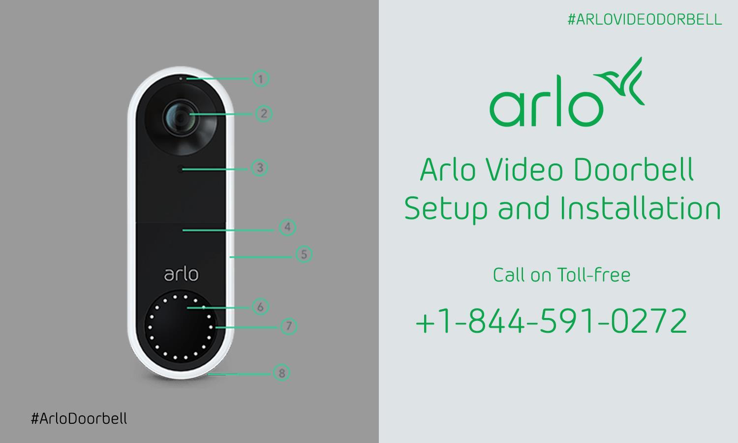 Arlo Video Doorbell Setup and Installation +18559902866 by Arlo