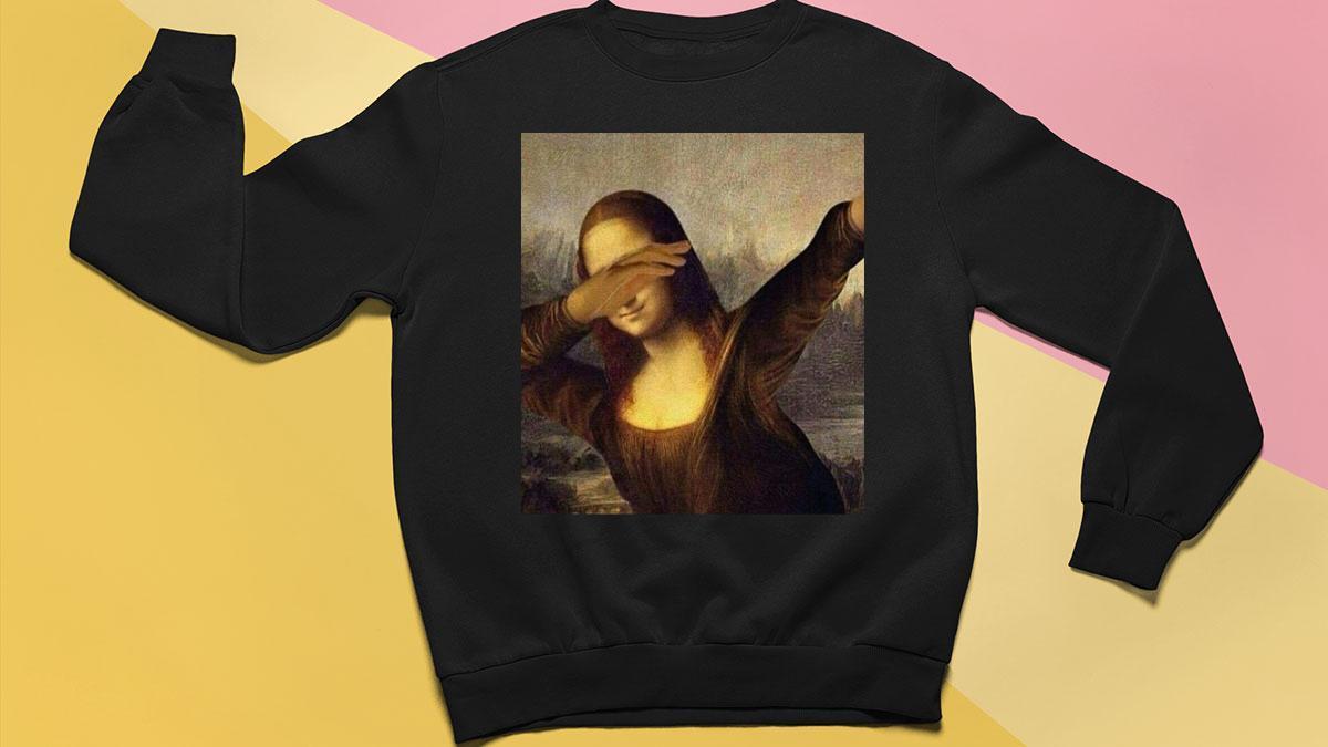 Dabbing Mona Lisa La Gioconda Chrissy Insta t-shirt by To-Tee
