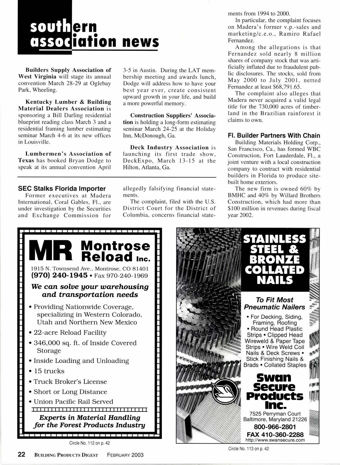 Cover for otion news