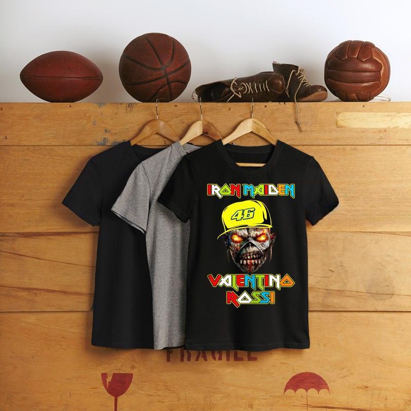 Iron maiden valentino rossi t shirt best sale