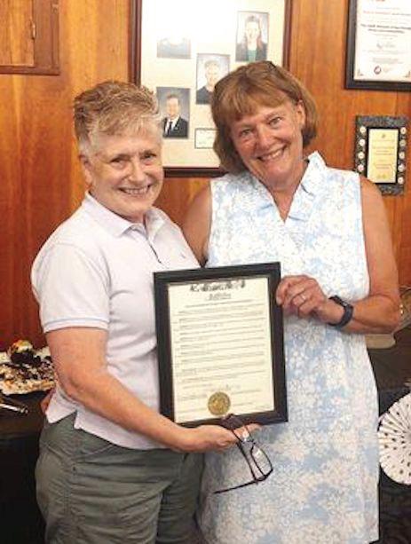 Cover for Golf course numbers up each month at end of last fiscal year