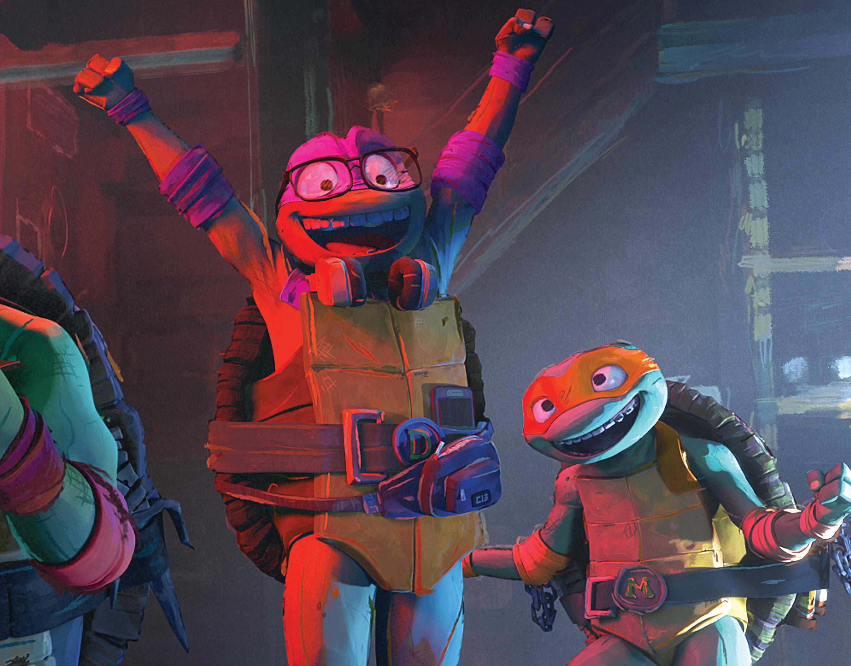 Seth Rogen delivers energetic update to Teenage Mutant Ninja Turtles