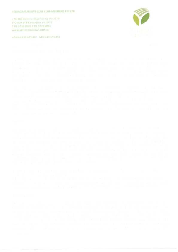 Yering Meadows Golf Club Membership Categories 2023/2024 by Jiang Lucy