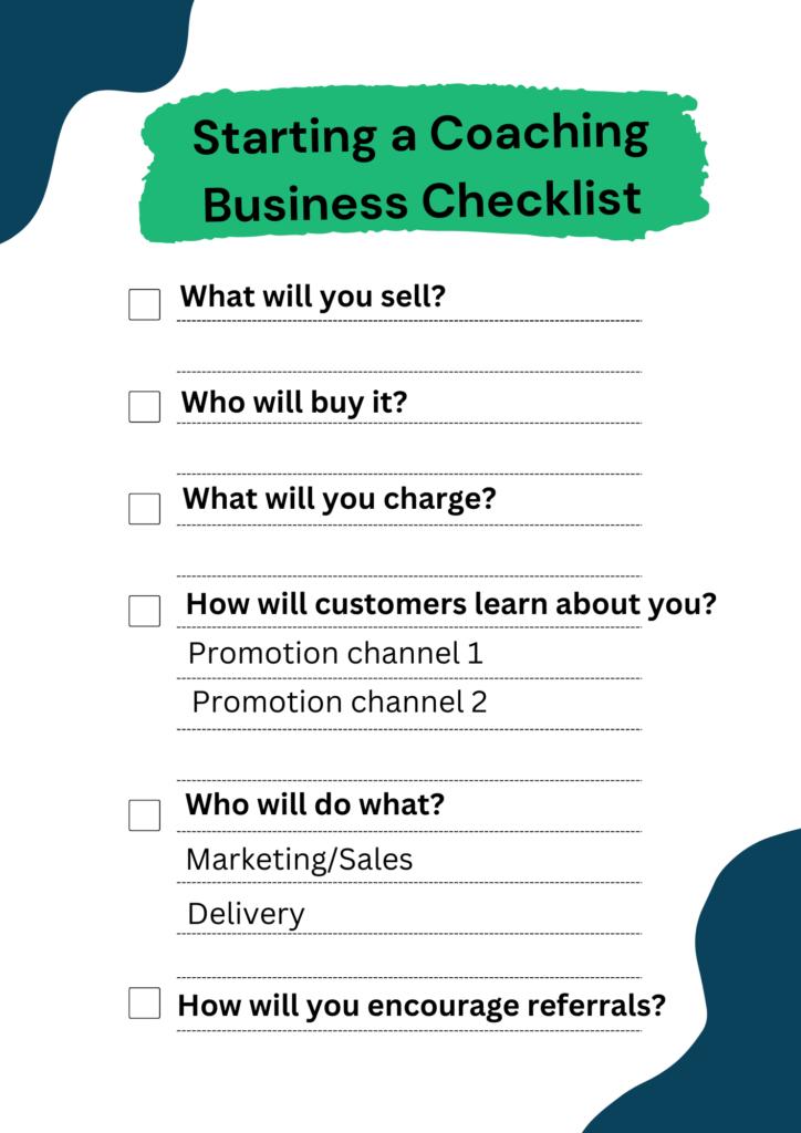 Your Ultimate Checklist to Starting a Coaching Business by heighten ...