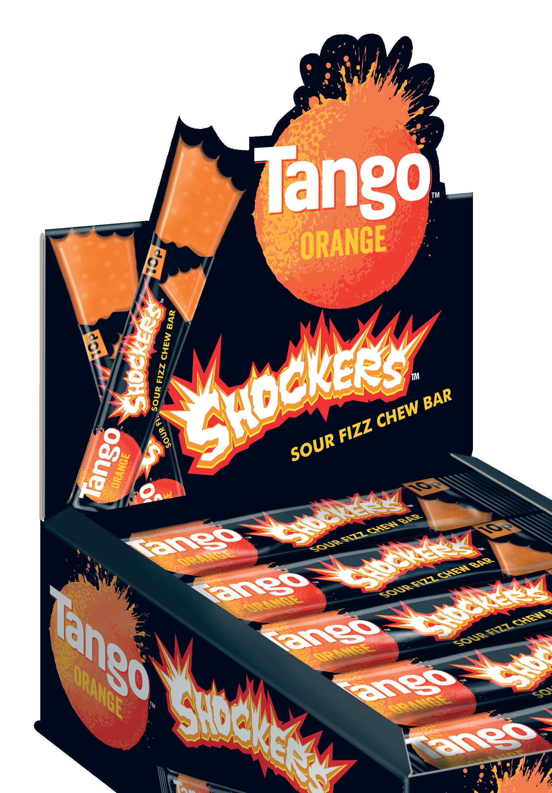 Tango Shockers Blue Raspberry Chew Bars (Veg) 4 Pack — Crazy Candy Co