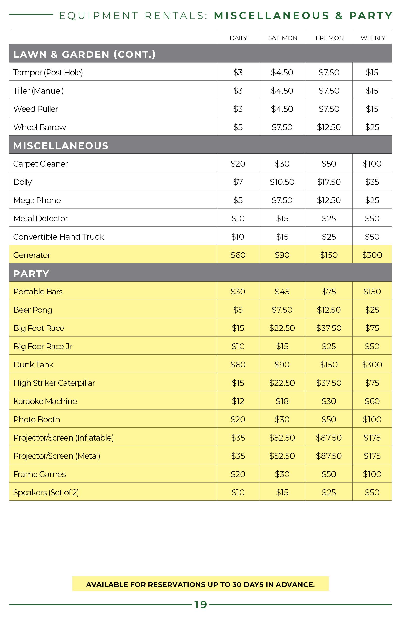 Kirtland Outdoor Recreation Rental Catalogue Fall 2023 by 377 FSS