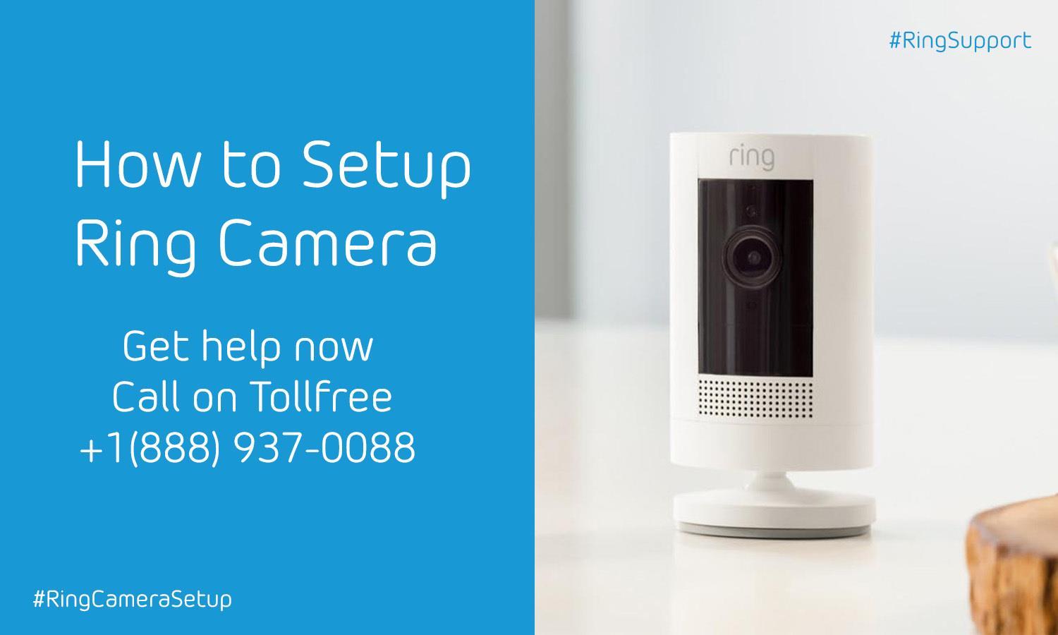 How to setup and Install Ring Camera +18889370088 by Ring Camera