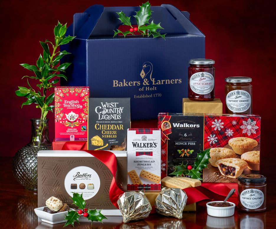 Bakers & Larners Christmas Hampers 2023 Collection by