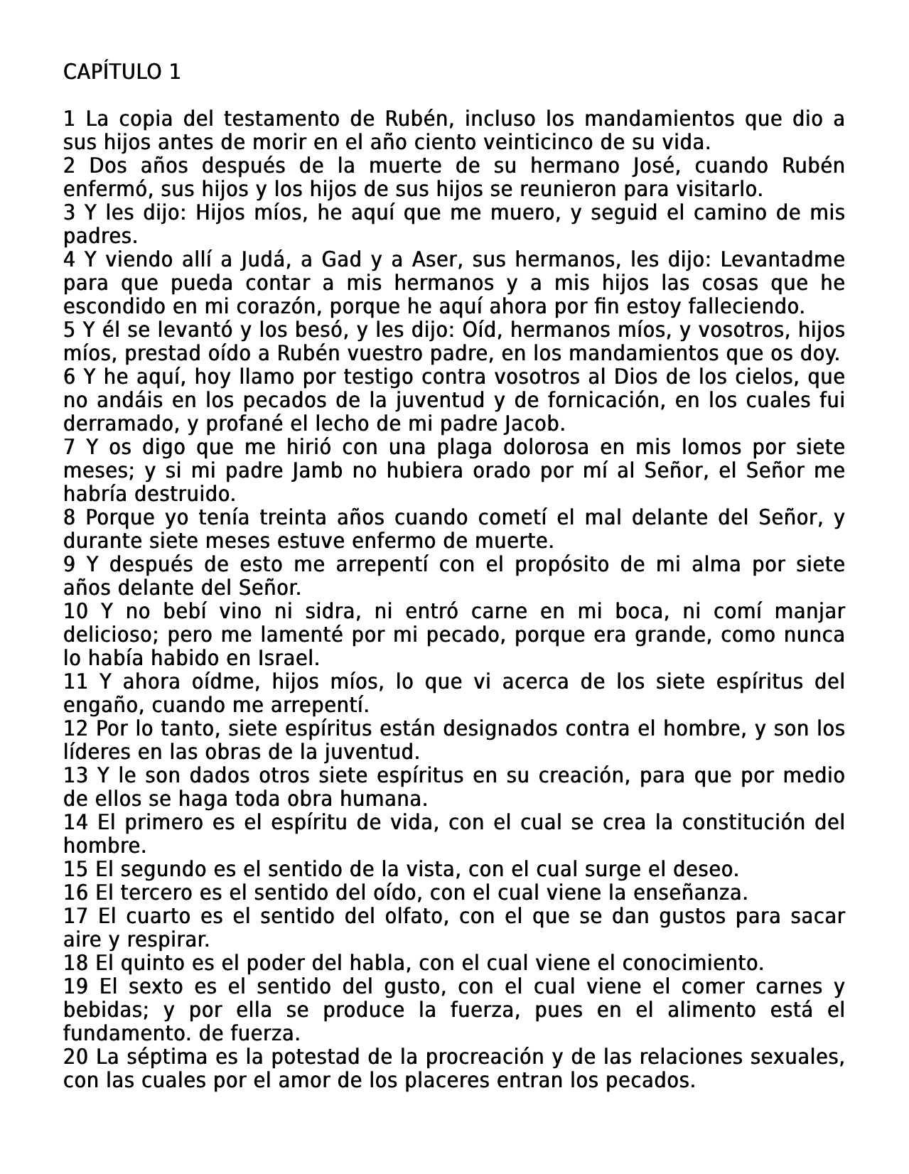 Spanish Testament of Reuben by Filipino Tracts and Literature Society Inc. Issuu