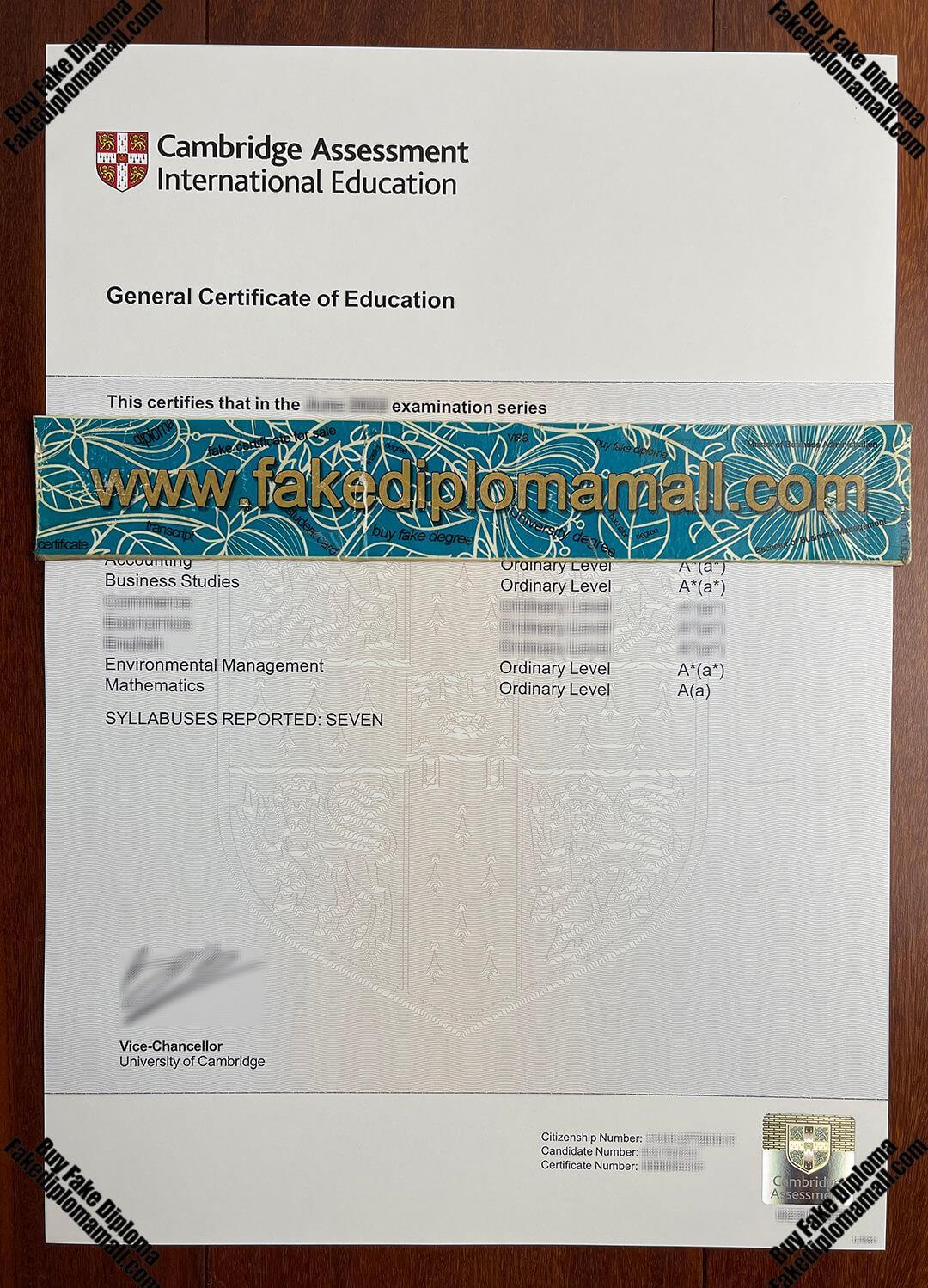 How To Order The Cambridge GCE O Level Certificate By how-to-order-the-cambridge-gce-o-level-certificate-by